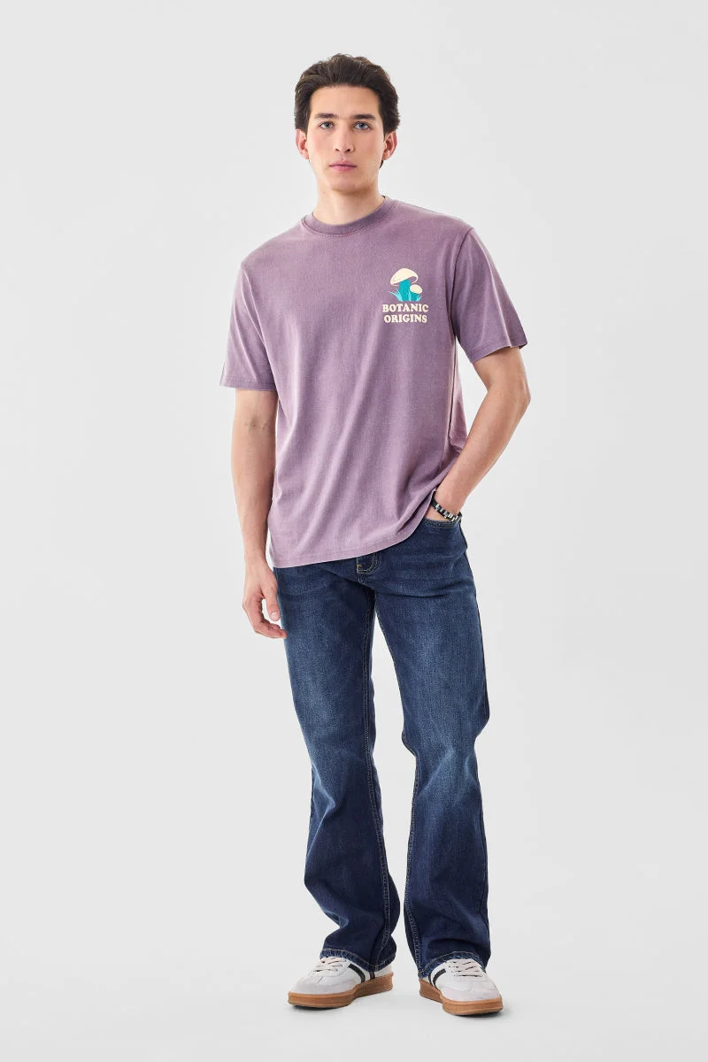 سنيتش Good Vibes 100% Cotton Regular Fit T-Shirt